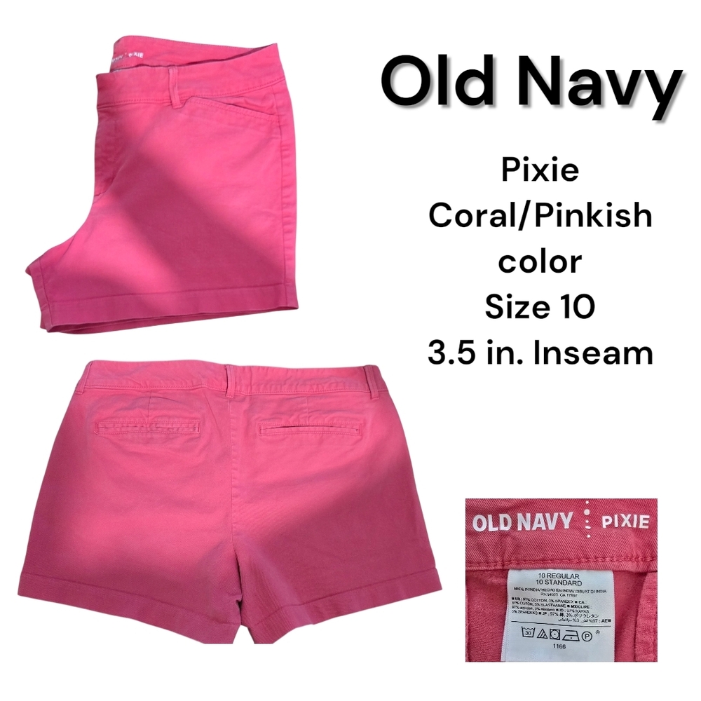 Old Navy Women's Pixie Shorts - Coral Pink